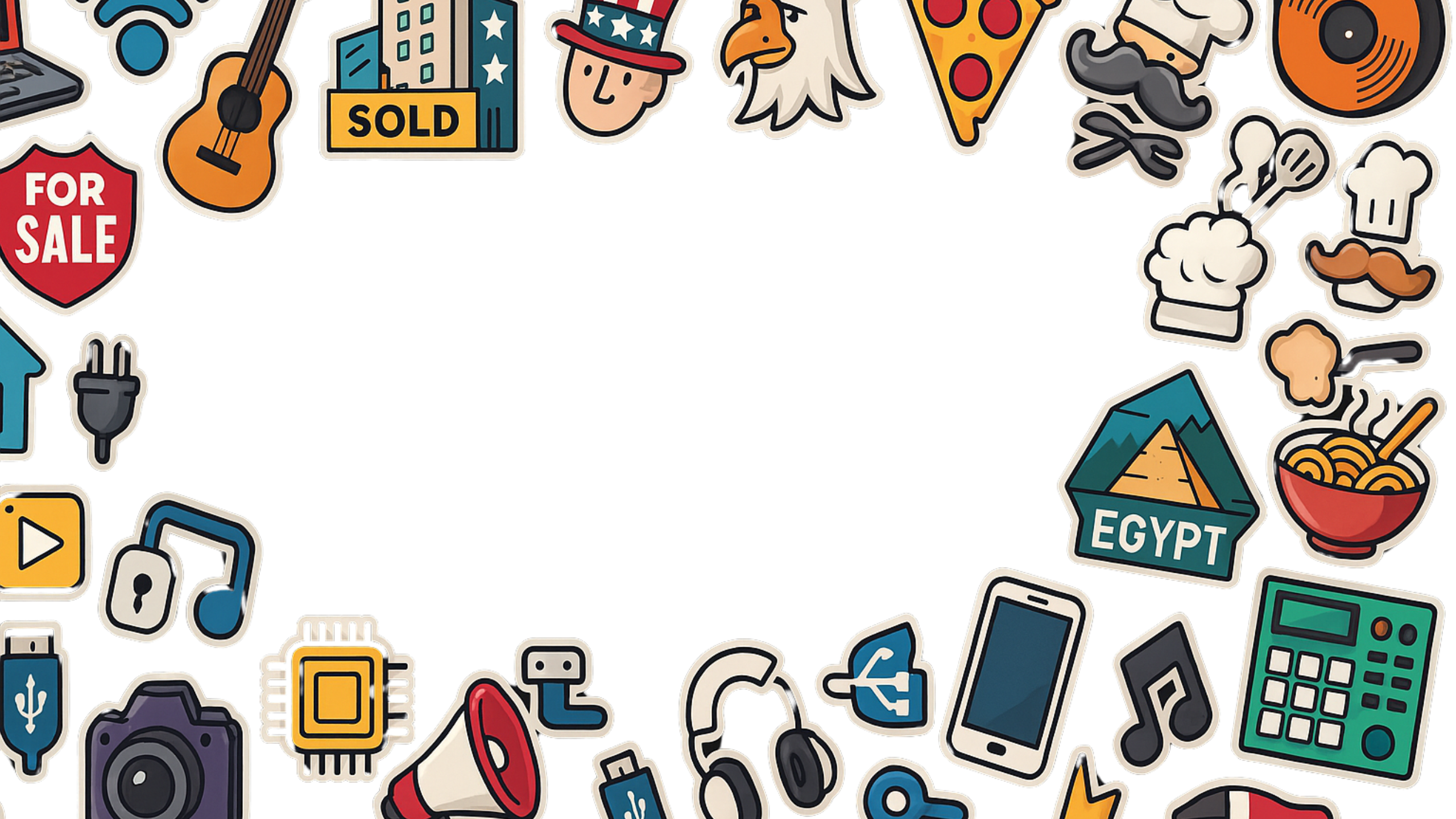 Stickers Backdrop